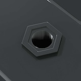 thumbnail of vidaXL Wandregale 2 Stk. 50x40x3 cm Schwarz Edelstahl