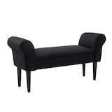 thumbnail of Taburete Pie de Cama Banqueta con Brazos Tapizada Banco de Dormitorio Recibidor