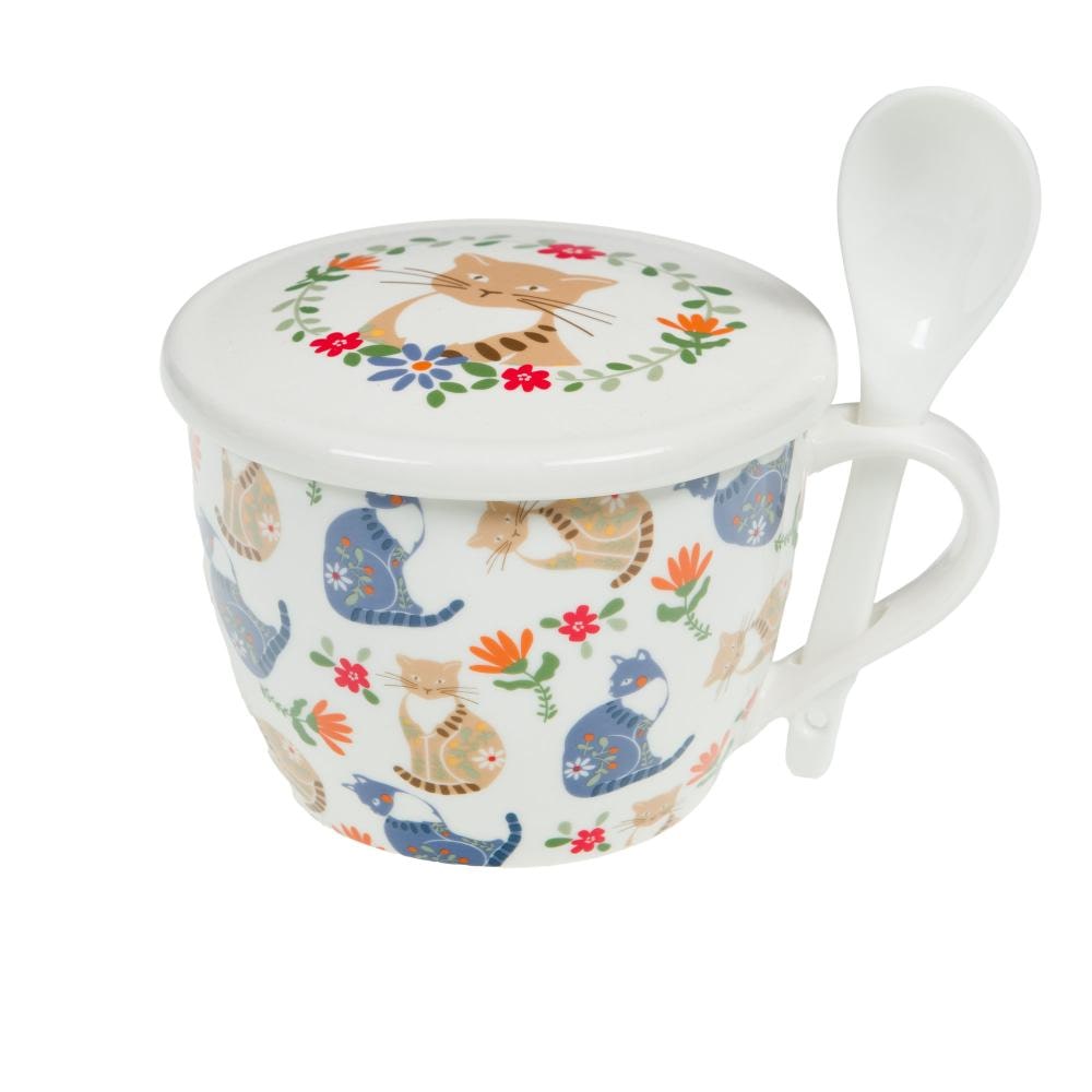 Coffret bol à soupe loris -  Blanc Rond Porcelaine Amadeus 16.00x13.00 cm
