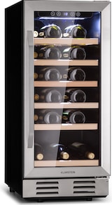 thumbnail of Klarstein Vinovilla 29 Built-In Weinkühlschrank 81 l / 29 Fl. Glastür Edelstahl Edelstahl