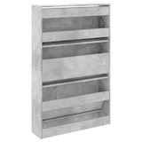 thumbnail of vidaXL Schuhschrank Betongrau 80x21x125,5 cm Holzwerkstoff