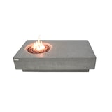 thumbnail of ELEMENTI Feuertisch Metropolis Feuerstelle aus Beton - Komplett-Set, wetterbeständig, Hellgrau 142x81x35cm