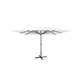 thumbnail of METRO PROFESSIONAL Sonnenschirm quadratisch, Aluminium, 4 x 4 m, wasserabweisend, weiß/grau