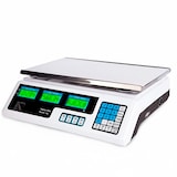 thumbnail of Bilancia Elettronica Digitale Professionale Fino A 40 kg Con Piatto in Acciaio Inox Precisione 2 g Triplo Display Elettrica e Batteria 34x33x11.3 cm