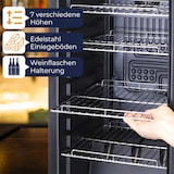 thumbnail of Sommertal Kühlschrank GK 60– Leiser Getränkekühlschrank mit LED, Touchscreen & Schloss kleiner Flaschenkühlschrank schwarz 60L