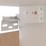thumbnail of vidaXL Hangkast 80x31x60 cm bewerkt hout wit