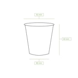 thumbnail of BIOZOYG 50 Stück Eisbecher Pappe 200 ml weiß - umweltfreundlich, recycelbar, plastikfrei - Joghurtbecher, Papierbecher