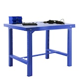 thumbnail of SimonRack Werktafel voor werkplaats, 1200x730 mm, Metalen werkblad, Draagvermogen 600 kg, Blauw - BT-6