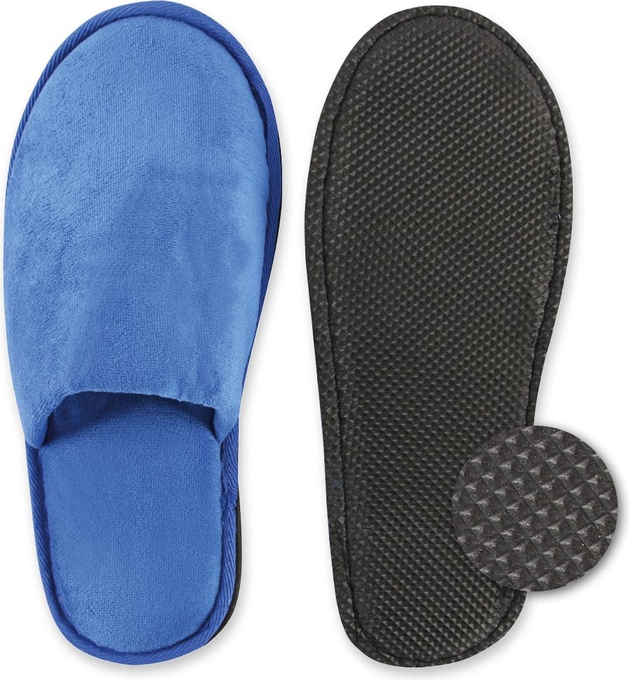 Slipper "Deluxe" 28,5 cm lang 10x10 Paar Blau