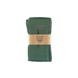 thumbnail of Serviette de table - 6 pièces - Lin et coton vert sapin