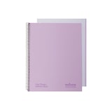 thumbnail of Caderno A4+ capa extra rígida 80H 80G C5MM microperfurado 1 faixa colorida Navigator Lavanda