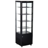 thumbnail of METRO PROFESSIONAL Panorama Kühlvitrine GGC3235B, 51.5 x 48.5 x 169 cm, 235 L, 4 verstellbare Einlegeböden, mit 4 Rollen, schwarz