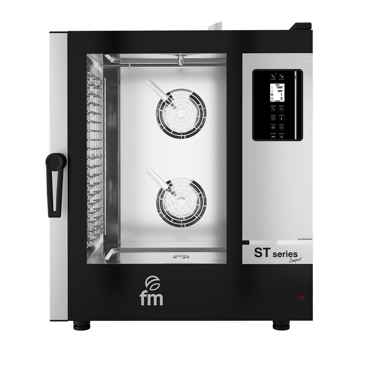 COMPACT stoominjectie combi-stoomoven touch panel 6-19xGN1 W720xD600mm STC-1011-V24-W