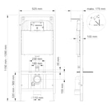 thumbnail of Hänge Wand Dusch WC Taharet/Bidet Funktion + KOMPLETTE SET Toilette Spülrandlos