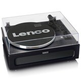 thumbnail of Lenco LS-430BK - Plattenspieler mit 4 eingebauten Lautsprechern - 40 Watt RMS - Bluetooth® - Kunstleder Schwarz