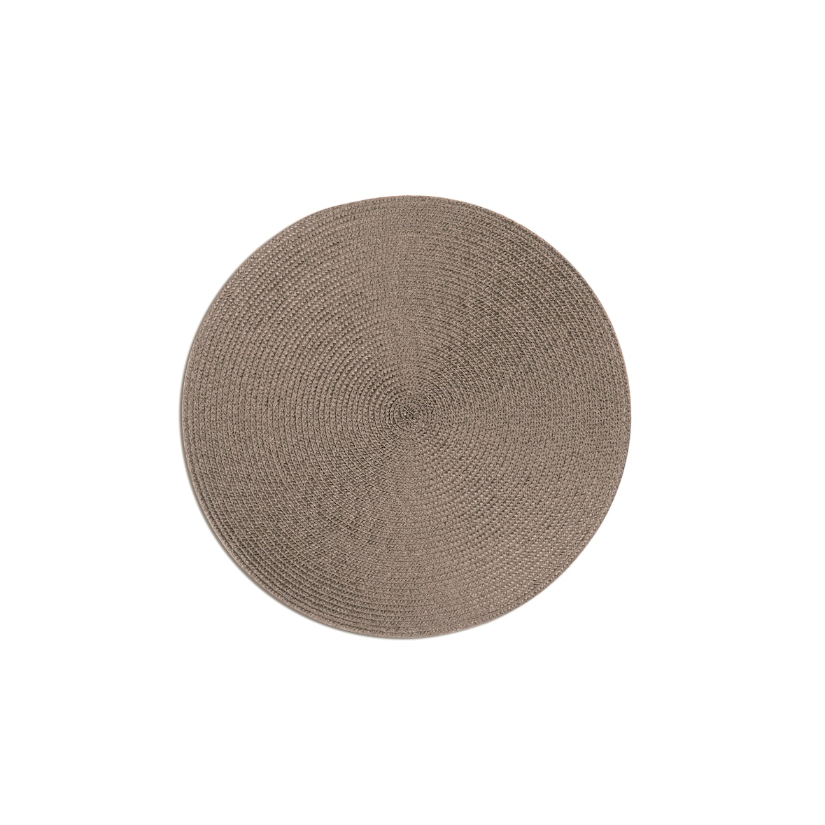 Excelsa set 6 sets de table Round plastique D36 gris