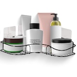 thumbnail of HGMD Duschregal Eckmodell - Schwarz - Bis zu 8 kg - Befestigung ohne Bohren oder mit Schrauben - Inklusive Anleitung