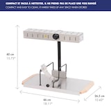 thumbnail of Louis Tellier - Racletteofen - ALPAGE® Bron Coucke 230V 850W, Edelstahl, Holzgriffe - RACL01NX