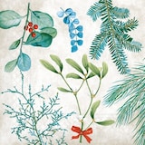 thumbnail of Mank Tissue Serviette Amaryllis, 33 x 33 cm, 100 Stück - Weihnachten Xmas