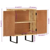 thumbnail of vidaXL Sideboard mit 2 Türen 55x35x70 cm Massivholz Mango