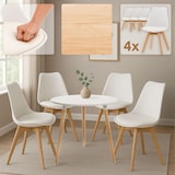 thumbnail of Eetkamer set Lansgar wit