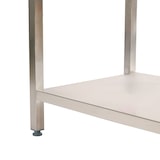 thumbnail of Romux® Évier en Acier Inoxydable pour Lave-Vaisselle avec 1 Cuve et Égouttoir à Gauche 1400x700x900 mm Démontable | Plonge Inox Professionnelle