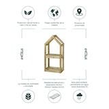 thumbnail of HORTALIA Estante de madeira Campanile Outdoor S em madeira tratada para exterior