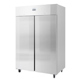 thumbnail of Frigorífico de alta eficiência energética classe A, 2 portas, aço inoxidável, tropicalizado 40°C, GN2/1, 215 x 140 x 81 cm, 1400L, Polar Série U UA032