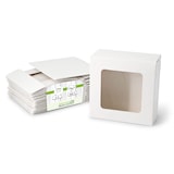 thumbnail of greenbox - Cupcake Boxen (4er), Zellulose-Fenster, weiß, 100 St.