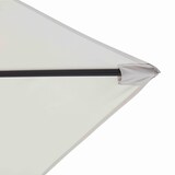 thumbnail of Verstelbare parasol van 3x3m en 4 witte gewichtsplaten