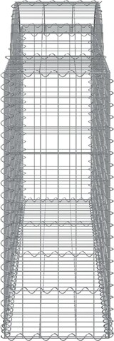 thumbnail of vidaXL Gabionen mit Hochbogen 30 Stk 200x50x100/120cm Verzinktes Eisen