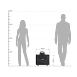 thumbnail of Alassio Trolley Aktenkoffer Pilotenkoffer Businesskoffer schwarz mit Fächertasche ROCCA II 45034