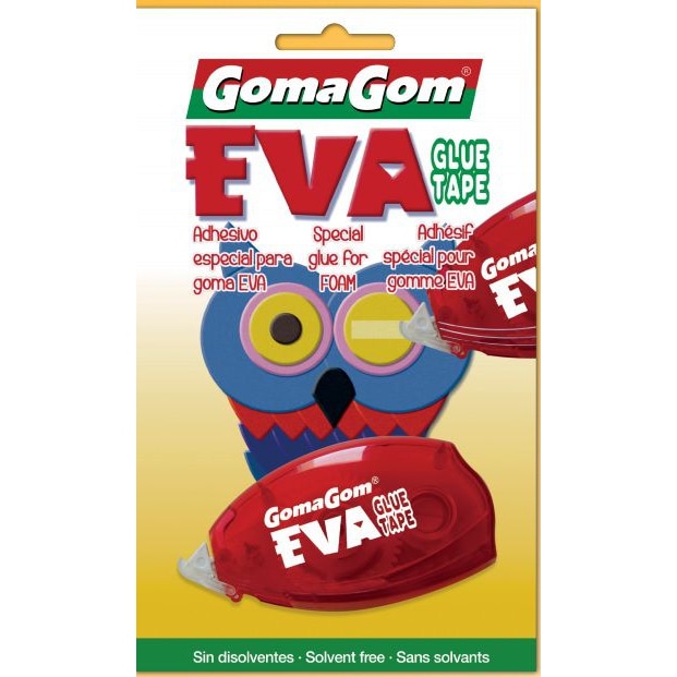 Cola 15041 - Cola Especial para Goma EVA 8mm x 6m - Fácil utilização - Sem solventes - 12 unidades