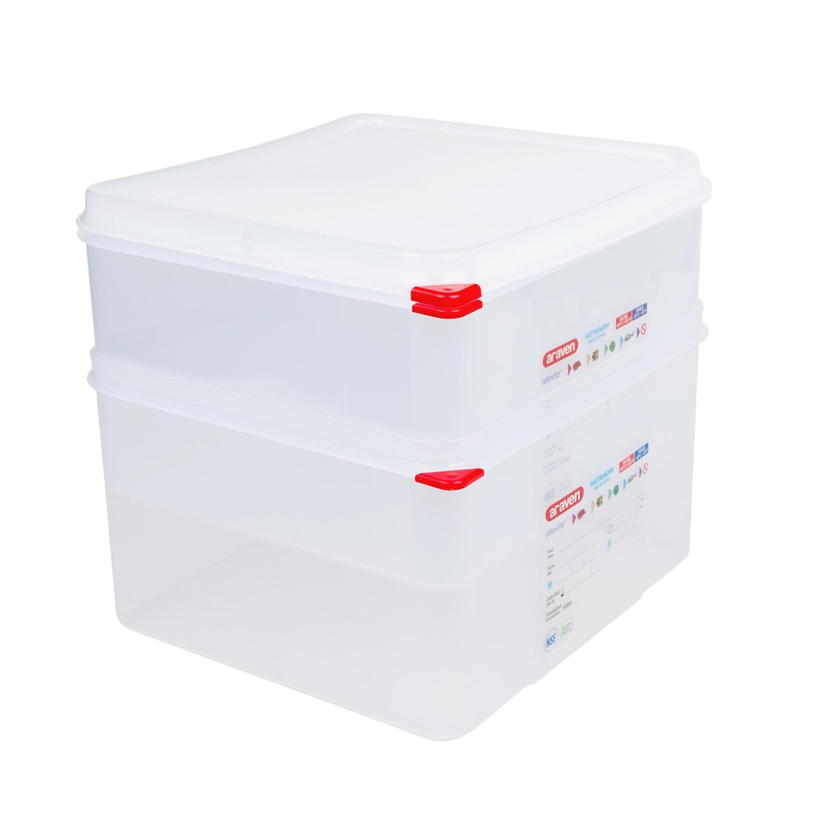 Araven Boîte gastro hermétique GN2/3 H.15 cm 13.5 L x 2