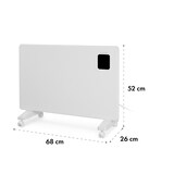 thumbnail of Bansin Smart 1500 Konvektionsheizgerät 1500W App-Steuerung Weiß