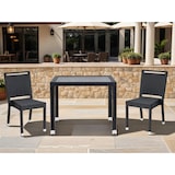 thumbnail of METRO PROFESSIONAL Stapelbare stoel met handvat Barbados, polyrattan, zwart