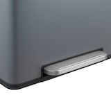 thumbnail of SVITA LT2X30 Mülleimer 60l Treteimer Tretmülleimer Abfalleimer 2 Fächer freistehend mit Deckel inkl. Inneneimer Grau