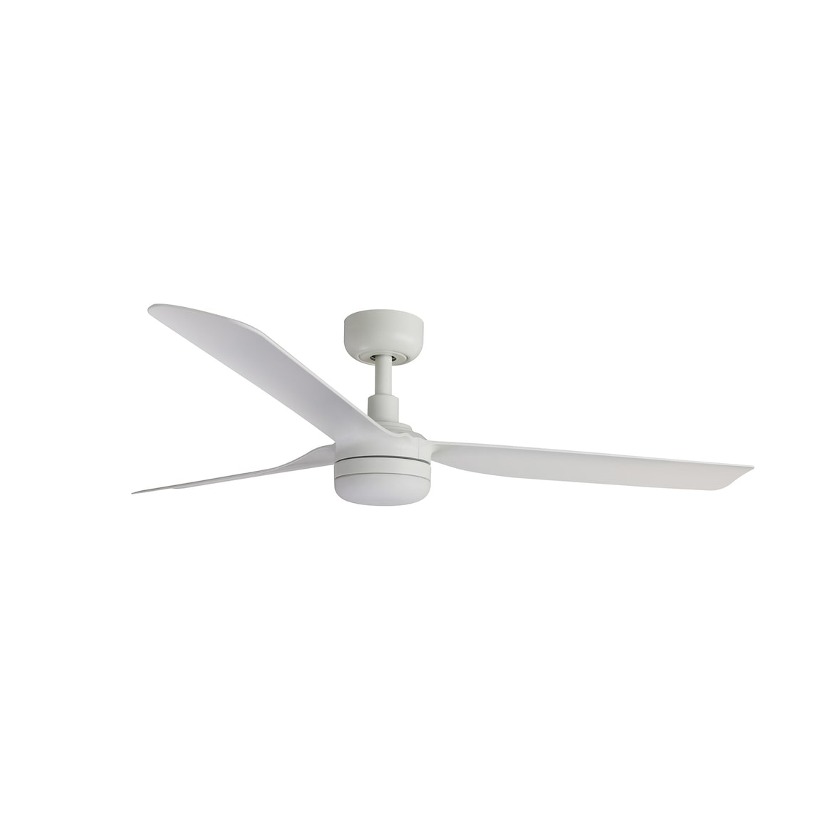 Faro Barcelona - Punt M LED-Deckenventilator Weiß/Weiß - Leiser Gleichstrommotor, mit dimmbarer LED-Beleuchtung, Fernbedienung