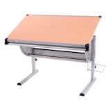 thumbnail of Schreibtisch Bürotisch Oxford, höhenverstellbar, neigbar ~ natur, Buche