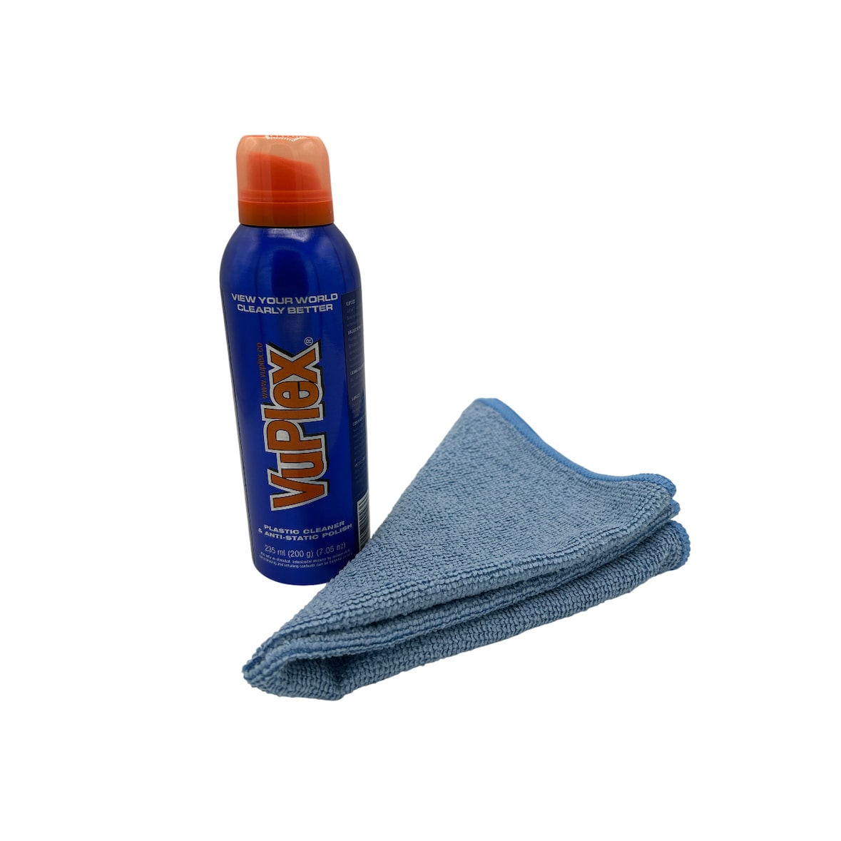 VuPlex® Flasche 200gr. | Kunststoff Reiniger-Politur incl. Microfasertuch