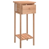 thumbnail of Table d'appoint avec tiroir 25x25x60 cm Bois massif de noyer  Modèle Atlas Signature Plus