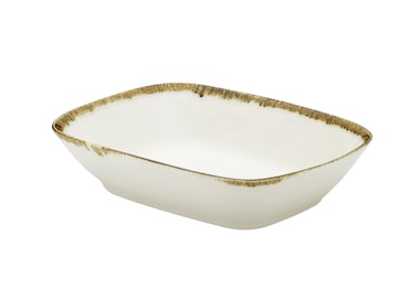 METRO Professional Plato para servir Ateo, 12 x 8,3 cm, rectangular, beige, 6 unidades