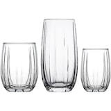 thumbnail of Pasabahce Set 18 Bicchieri Linka, in Vetro, Trasparente, 25/19,5/15cl