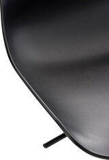 thumbnail of DELUKE® Barhocker 2er Set höhenverstellbar Schwarz JUTO Kunststoff, 68,5-94x43x44 Barhocker mit Lehne Tresenhocker Barstuhl Küchenhocker Thekenhocker