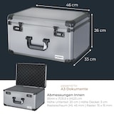 thumbnail of HMF 14412-02 Alu Fotokoffer, Miniaturenkoffer mit Rasterschaumstoff, 46 x 33 x 26 cm