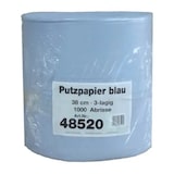 thumbnail of Putztuchrolle Metsä Tissue Neutral XXL, blau, 100 % Zellstoff, 3-lagig, 38x36 cm, perforiert, 1.000 Blatt #485205