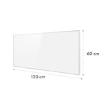 thumbnail of Wonderwall Air 72 Infrarotheizung 120x60cm 720W Wandinstallation Fernbedienung Weiß