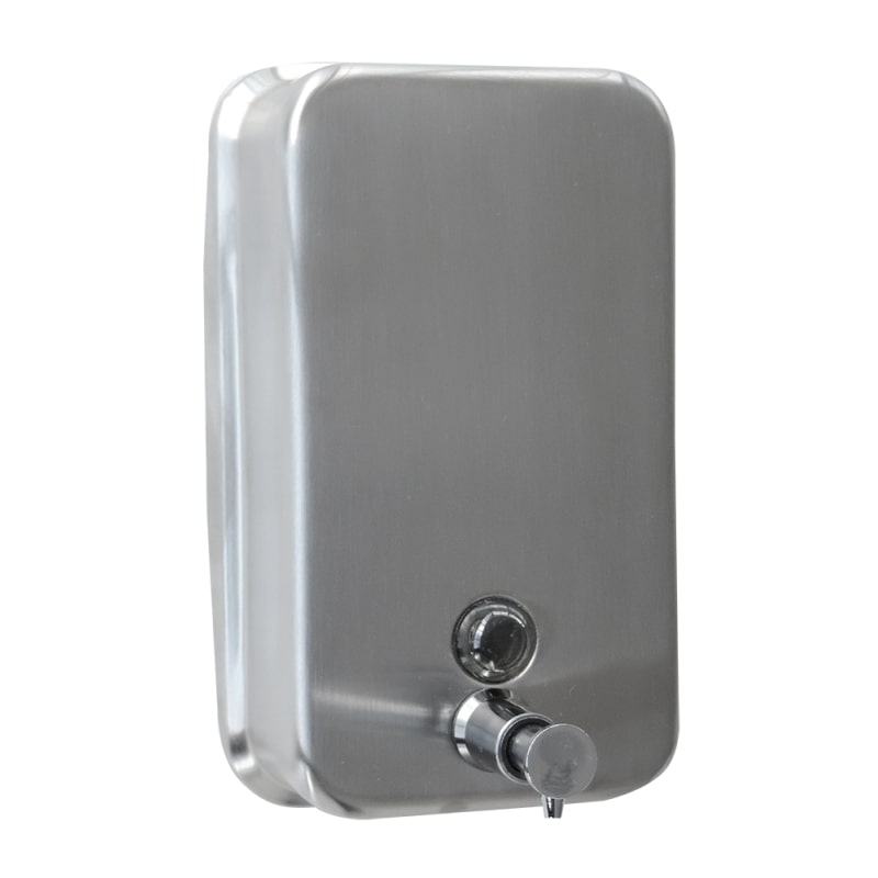 Dosificador de jabón/gel en acero inoxidable