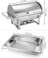 thumbnail of METRO Professional Scaldavivande rolltop ESBD-100L, acciaio inox, GN 1/1, 9 L