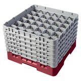 thumbnail of CAMBRO - 36S1114-416 - Casiers de lavage 36 comp. - 7,2 cm Ø máx. - Haut max 29,9 cm - 50 x 50 x 34,9 cm - Groseille